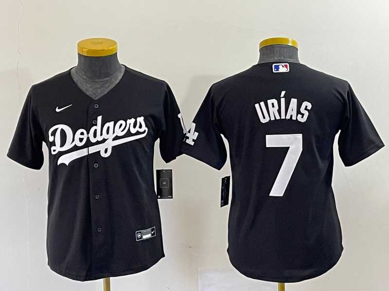 Youth Los Angeles Dodgers #7 Julio Urias Black Turn Back The Clock Stitched Cool Base Jersey,We sell and wholesale Youth Los Angeles Dodgers #7 Julio Urias Black Turn Back The Clock Stitched Cool Base Jersey on line form chian!